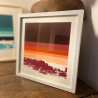 Handmade screen printing 20x20cm - Atlantic Horizon 03